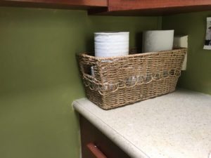 how to clean and organize a tiny rv bathroom 2